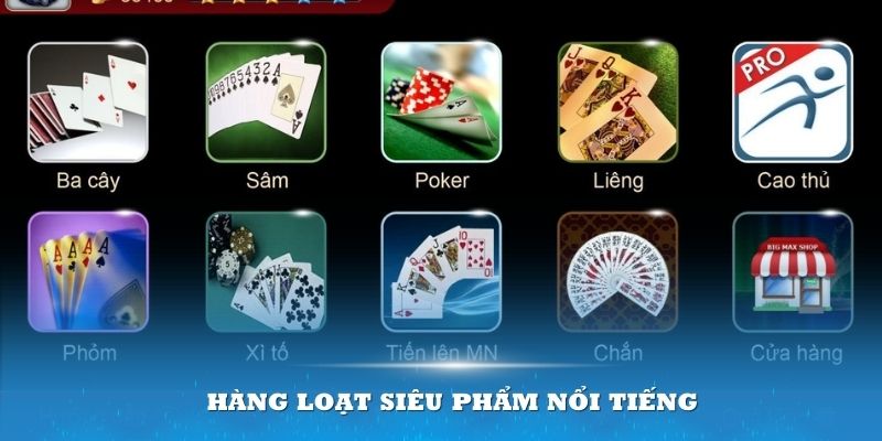 Hàng loạt siêu phẩm nổi tiếng cho bạn thỏa sức lựa chọn